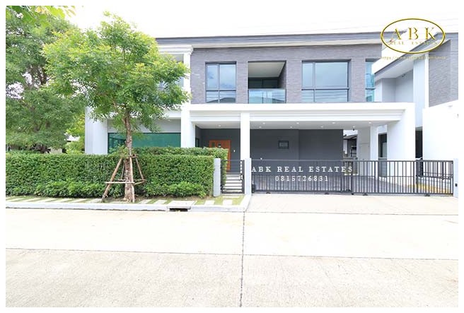 บ้านเดี่ยว 2 ชั้น ใหม่พร้อมเข้าอยู่ หลังมุม ราคา 16.9 ล้านบาท