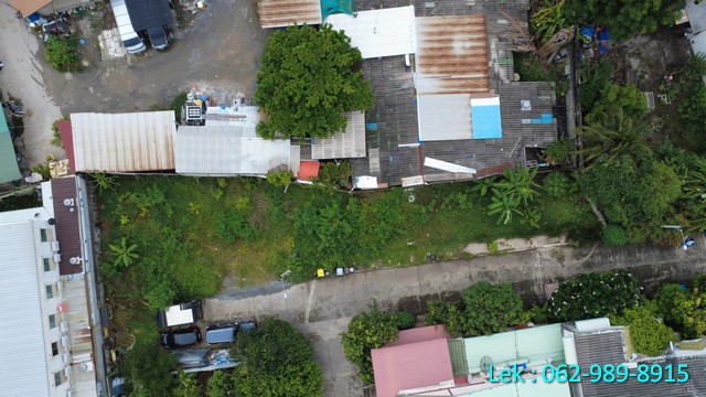 ขายที่ดินเปล่า ปากเกร็ด ถมแล้ว เนื้อที่ 104 ตรว. ทำเลดีมาก