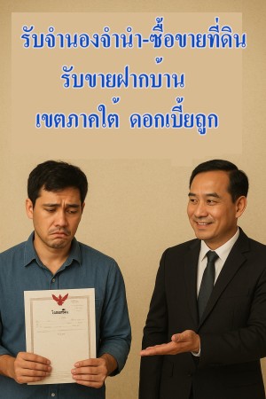 ที่ดิน ประกาศ รับจำนองจำนำที่ดินดอกเบี้ยถูกภาคใต้ ในเขตสงขลาพัทลุงสตูล ตรงกับนายทุนคุยง่าย ไม่ผ่านนายหน้า ใจดีให้คำปรึกษาฟรี,ปัตตานียะลานราธิวาส