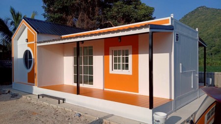 ขาย บ้าน บ้านพักคนงาน ทำโฮมออฟฟิศ เหมาะสำหรับบ้านพักอาศัย น็อคดาวน์ บ้านสวนรีสอร์ท