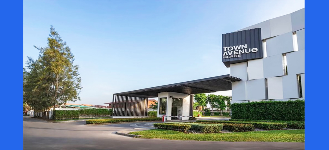 ขาย ทาวน์โฮม TownAvenueMerge พื้นที่หน้าบ้านกว้างยาวพิเศษ โฮมออฟฟิศบางรักใหญ่แสนสิริราคาถูก รัตนาธิเบศร์ บ้านมือสองสภาพใหม่